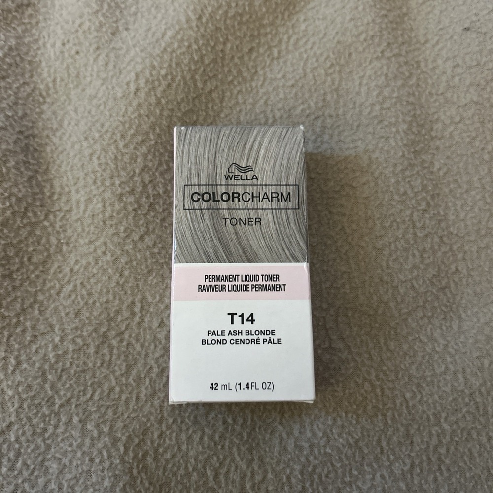 Wella Color Charm Liquid Toner #T14 Pale Ash Blonde 1.4 Oz, New In Box